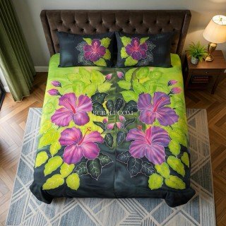 Hot Sale Rayon bedsheet Hand Painted 2026